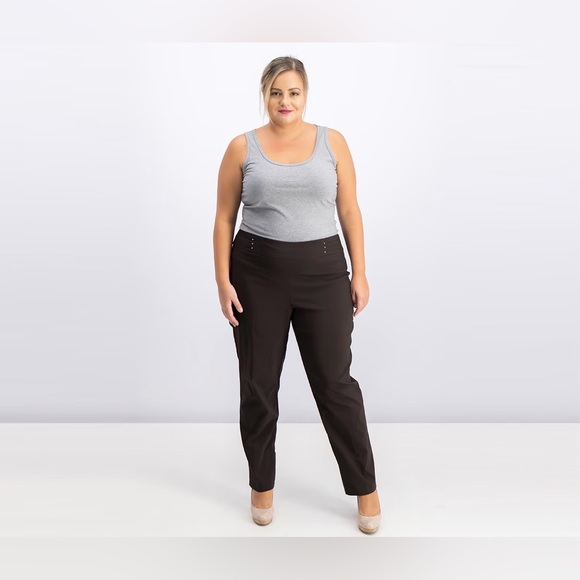 JM Collection Pants - NWT JM COLLECTION Women's Studded Pull-On Pant - XL